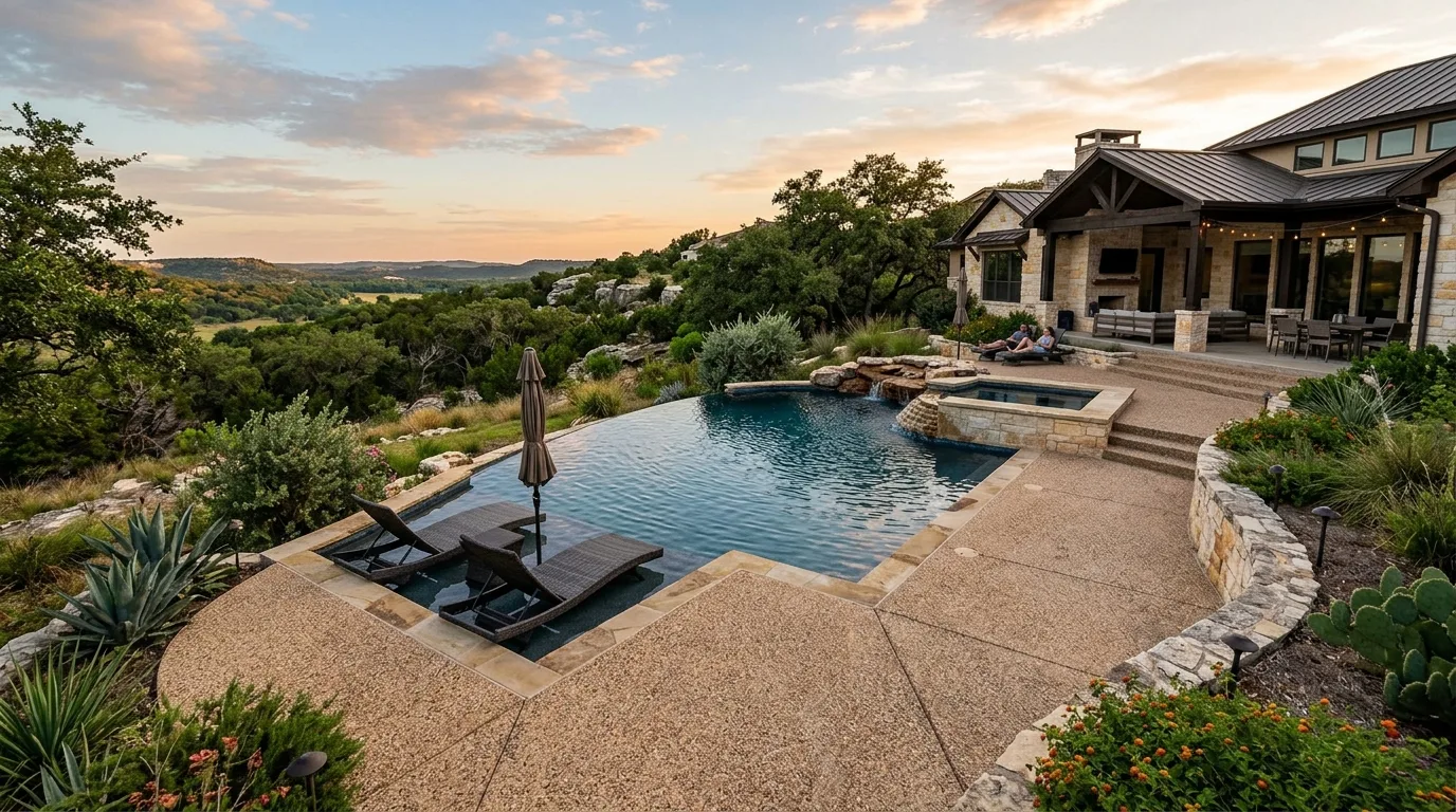 Concrete Pool Decks in San Antonio & the Hill Country: Your Complete Guide