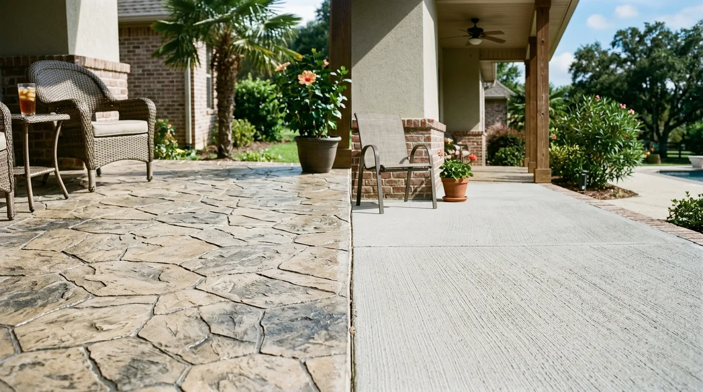 Stamped Concrete Patios in the Texas Hill Country: What You Need to Know