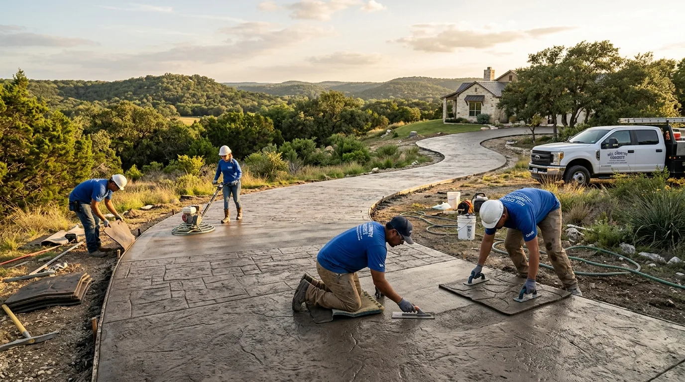 Professional concrete services in Fair Oaks Ranch, Texas